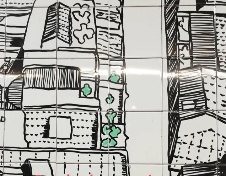 Mural Lina Morgan Latina ceramica